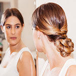 Svadobný účes: French braid