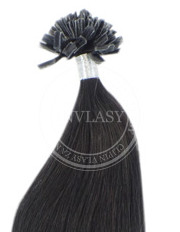keratín čierna prirodzená 35 cm | Invlasy.sk - clip in vlasy